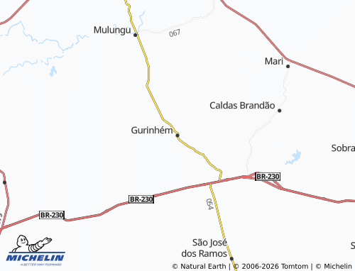 Mapa MICHELIN Gurinhém - ViaMichelin