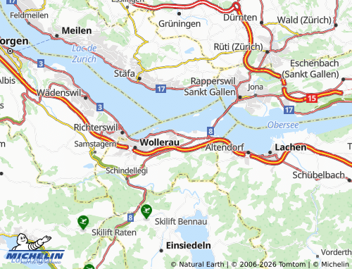 Mappa MICHELIN Freienbach - ViaMichelin