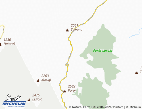 MICHELIN Morijo map - ViaMichelin