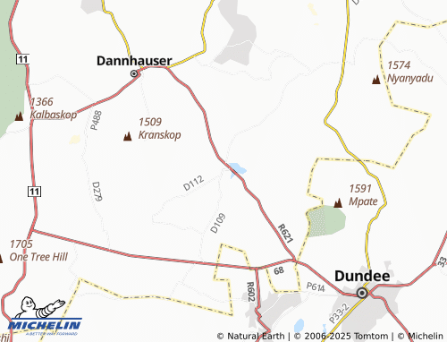 MICHELIN Hattingspruit map - ViaMichelin