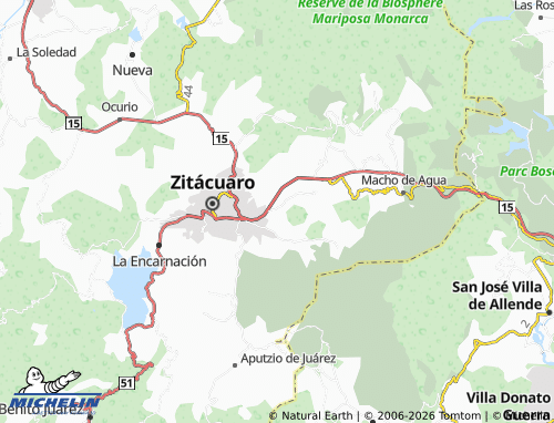 Mappa MICHELIN Barranca Seca - ViaMichelin