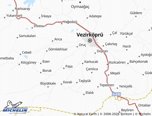 MICHELIN Boğa map - ViaMichelin