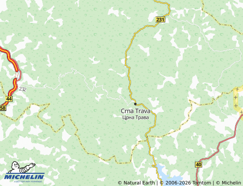 Mapa MICHELIN Obradovce - ViaMichelin