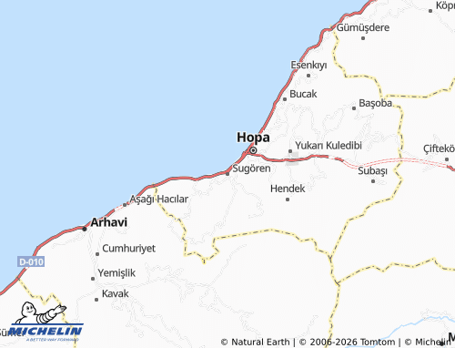 MICHELIN Sugören map - ViaMichelin