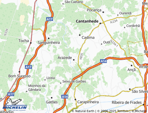 Carte MICHELIN Vila Franca - ViaMichelin