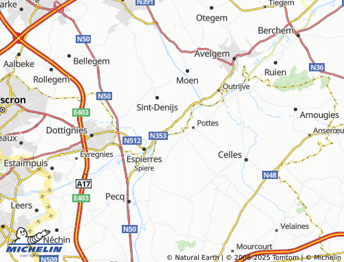 Carte MICHELIN Helchin - ViaMichelin