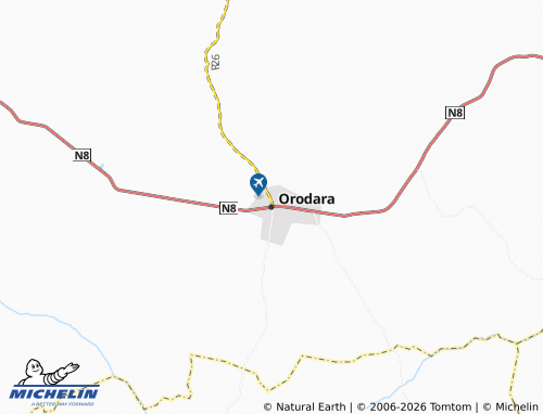 MICHELIN Orodara map - ViaMichelin