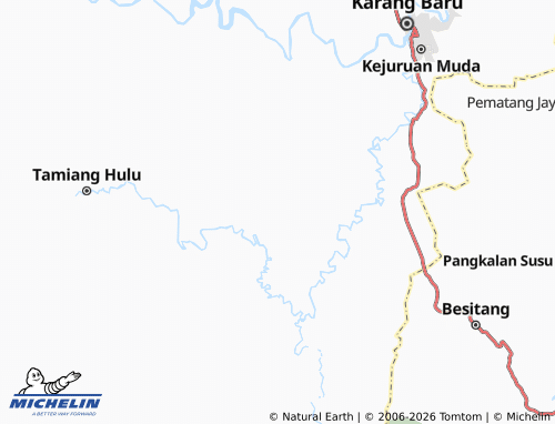 MICHELIN Alur Selebu map - ViaMichelin