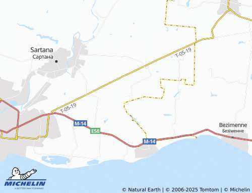 MICHELIN Vodiane map - ViaMichelin