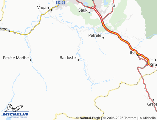 Mappa MICHELIN Baldushk - ViaMichelin