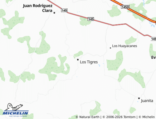 Mapa MICHELIN Los Tigres - ViaMichelin