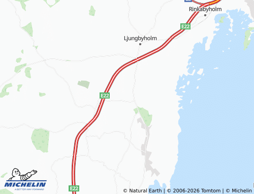MICHELIN Vassmolösa map - ViaMichelin