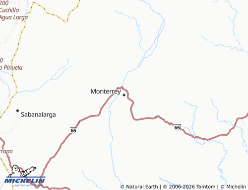 MICHELIN Monterrey map - ViaMichelin