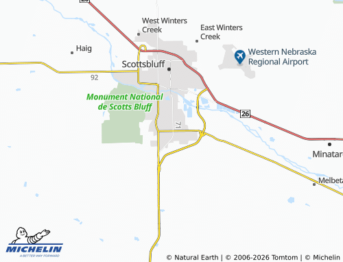 Carte MICHELIN Gering - ViaMichelin