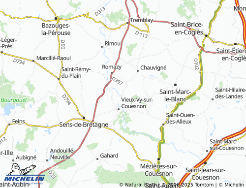Mapa MICHELIN Brais - ViaMichelin