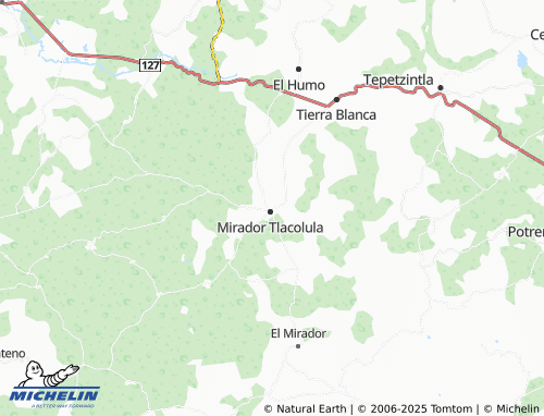 Mapa MICHELIN Ejido Adolfo López Mateos Tlacolula - ViaMichelin