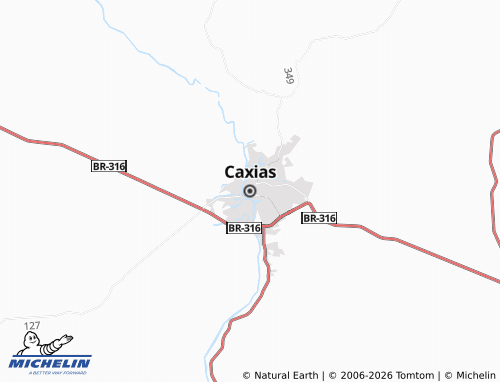 MICHELIN Caxias map - ViaMichelin