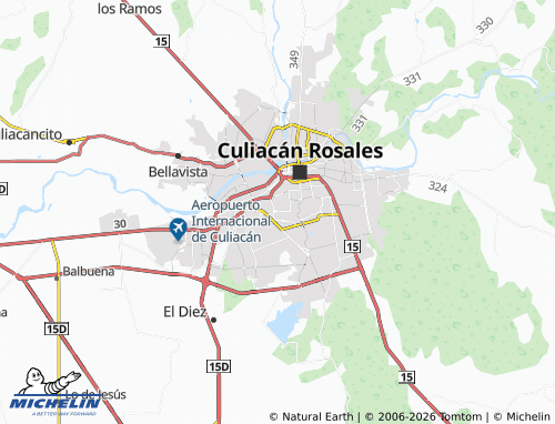 Mapa MICHELIN Nuevo Culiacán - ViaMichelin