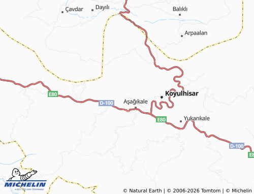 MICHELIN Kalebaşı map - ViaMichelin