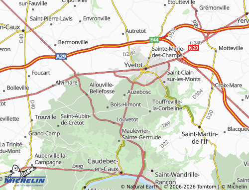 Mapa MICHELIN Auzebosc - ViaMichelin