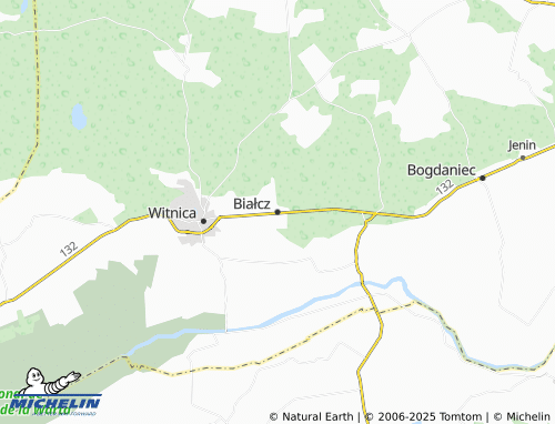 Carte MICHELIN Białcz - ViaMichelin