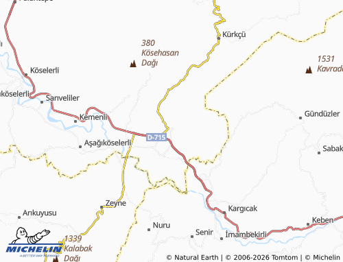 MICHELIN Çortak map - ViaMichelin
