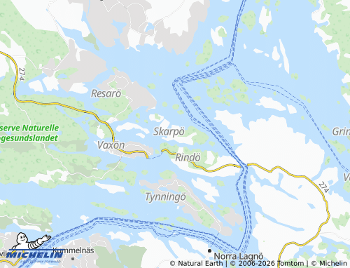 Mappa MICHELIN Skarpö - ViaMichelin