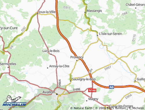 Carte MICHELIN Tour-de-Prés - ViaMichelin