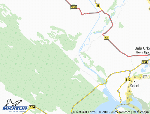 MICHELIN-Landkarte Grebenac - ViaMichelin