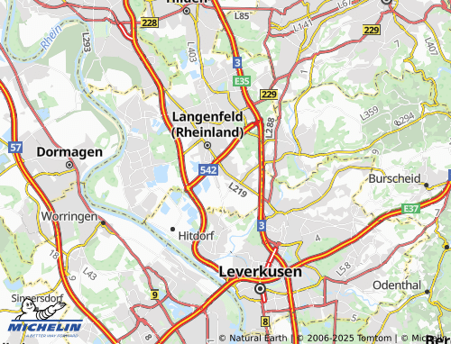 MICHELIN Hagelkreuz map - ViaMichelin