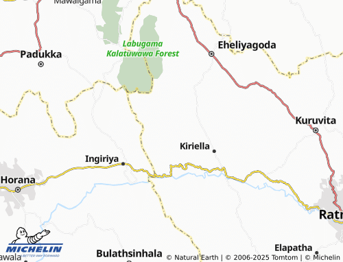MICHELIN Karandana South map - ViaMichelin