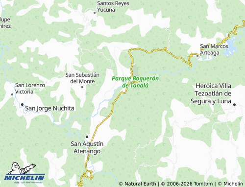 MICHELIN-Landkarte Morelos - ViaMichelin