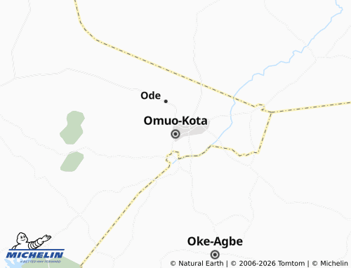MICHELIN Omuo-Kota map - ViaMichelin