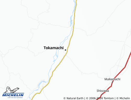 Kaart MICHELIN Tokamachi - ViaMichelin
