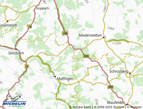 Mapa MICHELIN Staigerbach - ViaMichelin