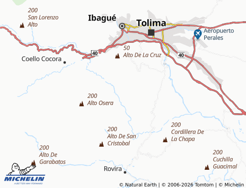 Mappa MICHELIN Los Cauchos Parte Alta - ViaMichelin