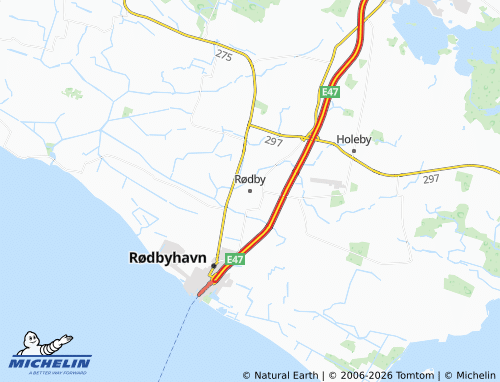 Kaart MICHELIN Rødby - ViaMichelin