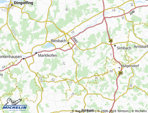 MICHELIN Lindberg map - ViaMichelin