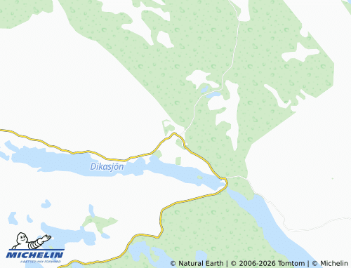 Carte MICHELIN Dikanäs - ViaMichelin