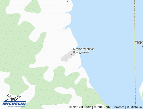 MICHELIN-Landkarte Novodevich'ye - ViaMichelin