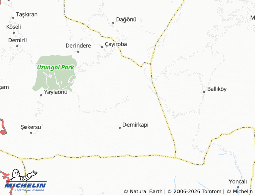 MICHELIN Arpaözü map - ViaMichelin