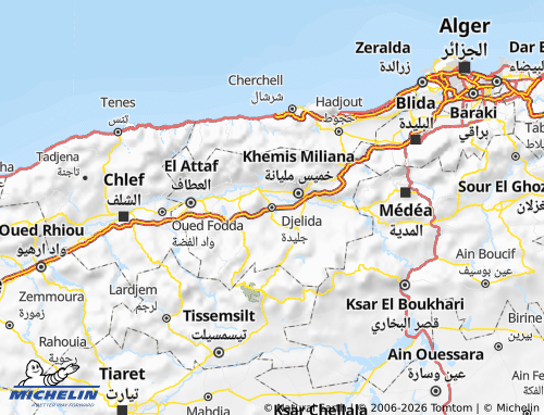 Carte MICHELIN Djelida - ViaMichelin
