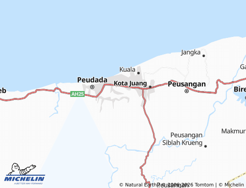 Mapa MICHELIN Seuleumbah - ViaMichelin