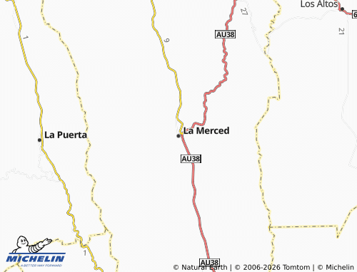 MICHELIN La Merced map - ViaMichelin