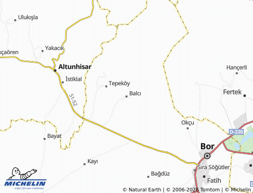MICHELIN Balcı map - ViaMichelin