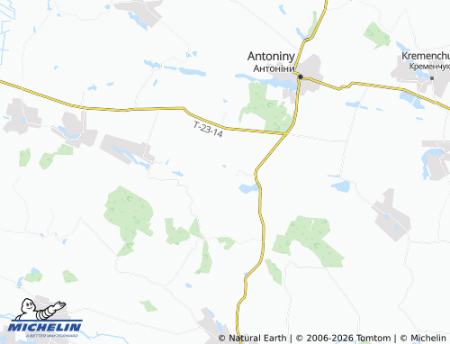 Carte MICHELIN Hrytsyky - ViaMichelin