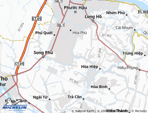 Mapa MICHELIN Mỹ Lộc - ViaMichelin