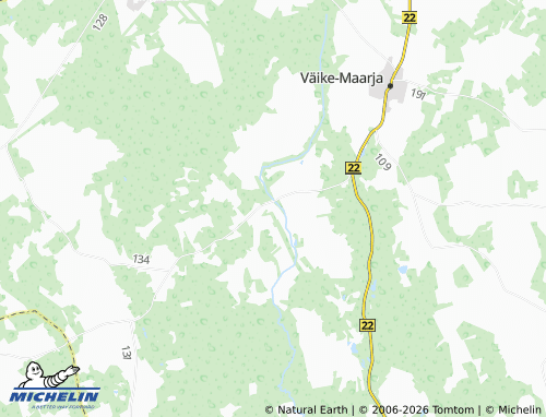 Carte MICHELIN Kiltsi - ViaMichelin