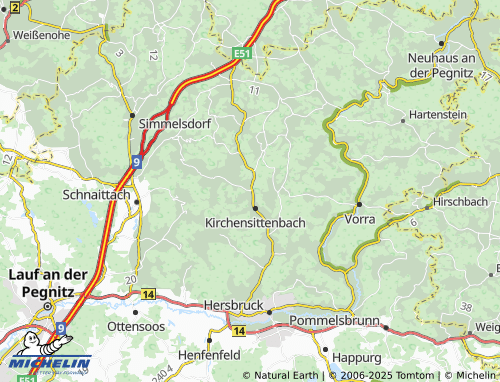 MICHELIN Dietershofen map - ViaMichelin