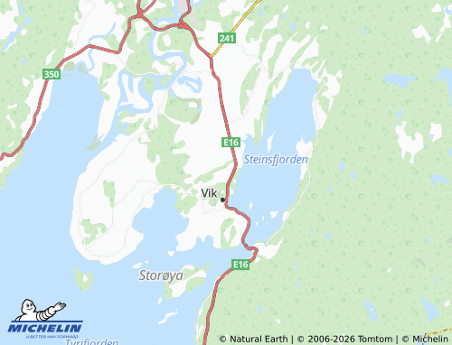 MICHELIN-Landkarte Steinsåsen - ViaMichelin